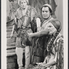 Danny Kaye, Harry Goz and Joan Copeland in the stage production of Two by Two