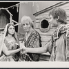 Tricia O'Neil, Danny Kaye and Walter Willison in the stage production Two by Two