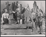 Harry Goz, Danny Kaye, Walter Willison and Michael Karm in the stage production Two by Two
