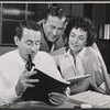 Arthur Penn, Jeffrey Lynn and Ruth Roman in the National tour of the stage production Two for the Seesaw
