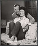 Jeffrey Lynn and Ruth Roman in the National tour of the stage production Two for the Seesaw