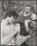 Raul Julia, Carla Pinza and Jerry Stiller in the stage production Two Gentlemen of Verona