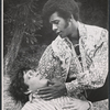 Raul Julia and Clifton Davis in the stage production Two Gentlemen of Verona