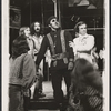 Norman Matlock, Frank O'Brien and ensemble in the stage production Two Gentlemen of Verona