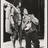 Jose Perez and Raul Julia in the stage production Two Gentlemen of Verona