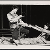 Raul Julia and Carla Pinza in the stage production Two Gentlemen of Verona