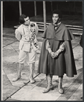 Frank O'Brien and Clifton Davis in the stage production Two Gentlemen of Verona