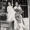 Jonelle Allen and Clifton Davis in the stage production Two Gentlemen of Verona