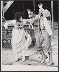 Jonelle Allen and Clifton Davis in the stage production Two Gentlemen of Verona