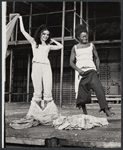 Diana Davila and Sheila Gibbs in the stage production Two Gentlemen of Verona