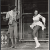 Samuel E. Wright and Hattie Winston in the stage production Two Gentlemen of Verona