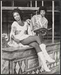 Hattie Winston and Samuel E. Wright in the stage production Two Gentlemen of Verona