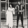 Hattie Winston and Elwoodson Williamson in the stage production Two Gentlemen of Verona