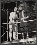 Frank O'Brien and Elwoodson Williamson in the stage production Two Gentlemen of Verona