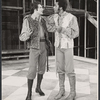 Larry Kert and Clifton Davis in the touring stage production Two Gentlemen of Verona