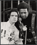 Frank O'Brien and John McCurry in the touring stage production Two Gentlemen of Verona
