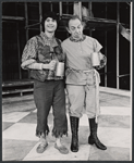 Charlie J. Rodriguez and Phil Leeds in the touring stage production Two Gentlemen of Verona