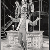 Charlie J. Rodriguez, Phil Leeds, Larry Kert and Clifton Davis in the touring stage production Two Gentlemen of Verona