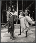 Clifton Davis, Jonelle Allen, Larry Kert and Edith Diaz in the stage production Two Gentlemen of Verona