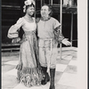 Phil Leeds and unidentified in the touring stage production Two Gentlemen of Verona