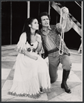 Edith Diaz and Larry Kert in the touring stage production Two Gentlemen of Verona