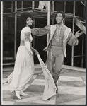 Jonelle Allen and Clifton Davis in the touring stage production Two Gentlemen of Verona
