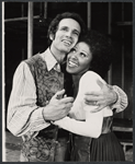 Larry Kert and Marion Ramsey in the touring stage production Two Gentlemen of Verona