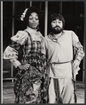 Greg Antonacci and unidentified in the touring stage production Two Gentlemen of Verona