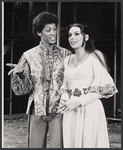 Larry Marshall and Jill O'Hara in the touring stage production Two Gentlemen of Verona