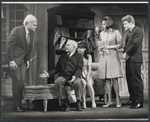 George S. Irving, David Kossoff, Alix Elias, Patricia Englund and Bruce Glover in the stage production Two Weeks Somewhere Else