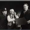 Philip Bruns, David Kossoff and George S. Irving in the stage production Two Weeks Somewhere Else