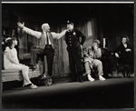 Alix Elias, David Kossoff, Philip Bruns, Bruce Glover and Patricia Englund in the stage production Two Weeks Somewhere Else