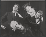 Robert Brown [standing at left] and unidentified others in the 1958 Off-Broadway production of Ulysses in Nighttown