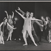 Pauline Flanagan [at left], Anne Meara [center] and unidentified others in the 1958 Off-Broadway production of Ulysses in Nighttown
