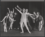 Pauline Flanagan [at left], Anne Meara [center] and unidentified others in the 1958 Off-Broadway production of Ulysses in Nighttown