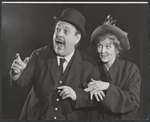 Zero Mostel and Anne Meara in the 1958 Off-Broadway production of Ulysses in Nighttown