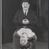 Zero Mostel and unidentified in the 1958 Off-Broadway production of Ulysses in Nighttown