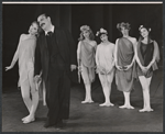 Anne Meara, Zero Mostel, Lucille Patton, Pauline Flanagan and unidentified others in the 1958 Off-Broadway production of Ulysses in Nighttown
