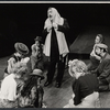 Zero Mostel [center] and unidentified others in the 1974 Broadway production of Ulysses in Nighttown