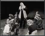 Zero Mostel [center] and unidentified others in the 1974 Broadway production of Ulysses in Nighttown