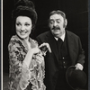 Zero Mostel [at right] and unidentified in the 1974 Broadway production of Ulysses in Nighttown