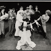 Zero Mostel [seated center], David Ogden Stiers [behind him] and unidentified others in the 1974 Broadway production of Ulysses in Nighttown