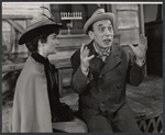 Edith Fellows and Menasha Skulnik in the stage production Uncle Willie