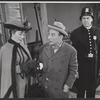 Edith Fellows, Menasha Skulnik and Martin Rudy in the stage production Uncle Willie