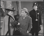 Edith Fellows, Menasha Skulnik and Martin Rudy in the stage production Uncle Willie