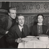 Donald Houston [left] and unidentified others in the 1957 Broadway production of Under Milk Wood