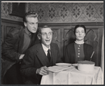 Donald Houston [left] and unidentified others in the 1957 Broadway production of Under Milk Wood