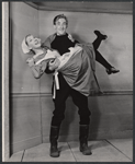 Donald Moffat and unidentified in the 1957 Broadway production of Under Milk Wood