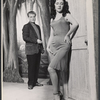 Donald Houston and unidentified actress in the stage production Under Milk Wood