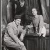Donald Houston [top] and unidentified others in the 1957 Broadway production of Under Milk Wood